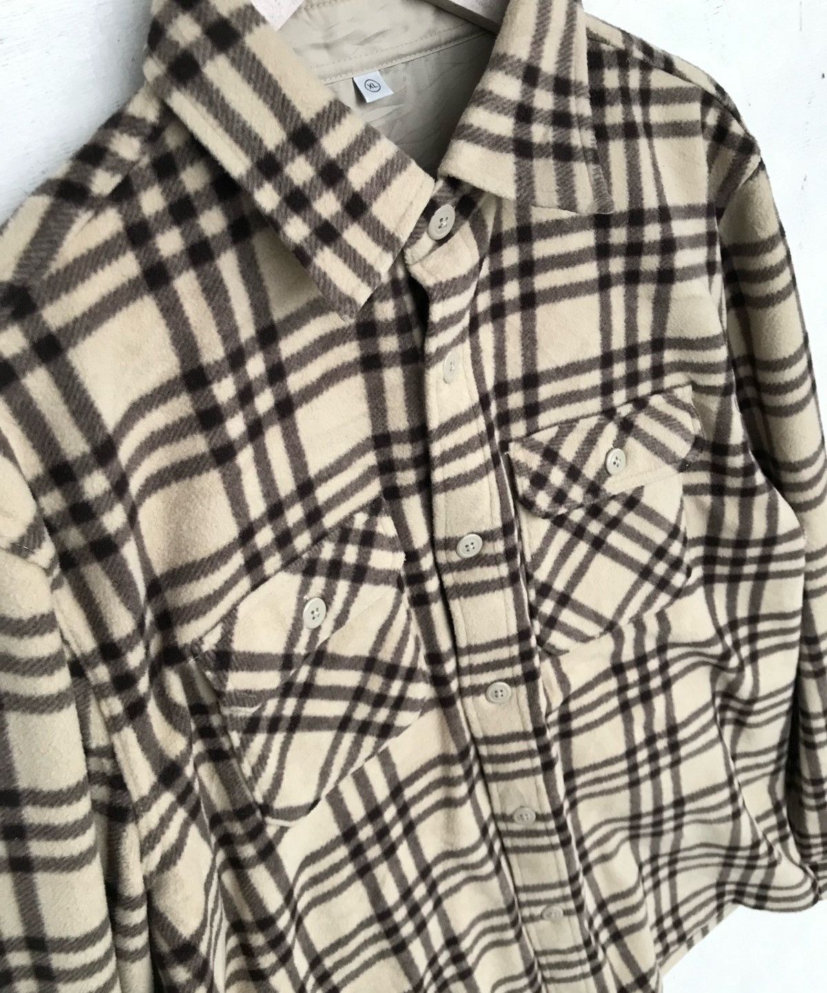 Flannel × Uniqlo × Vintage Vintage Uniqlo Button Up Flannel Fleece jacket Size US XL / EU 56 / 4 - 5 Thumbnail