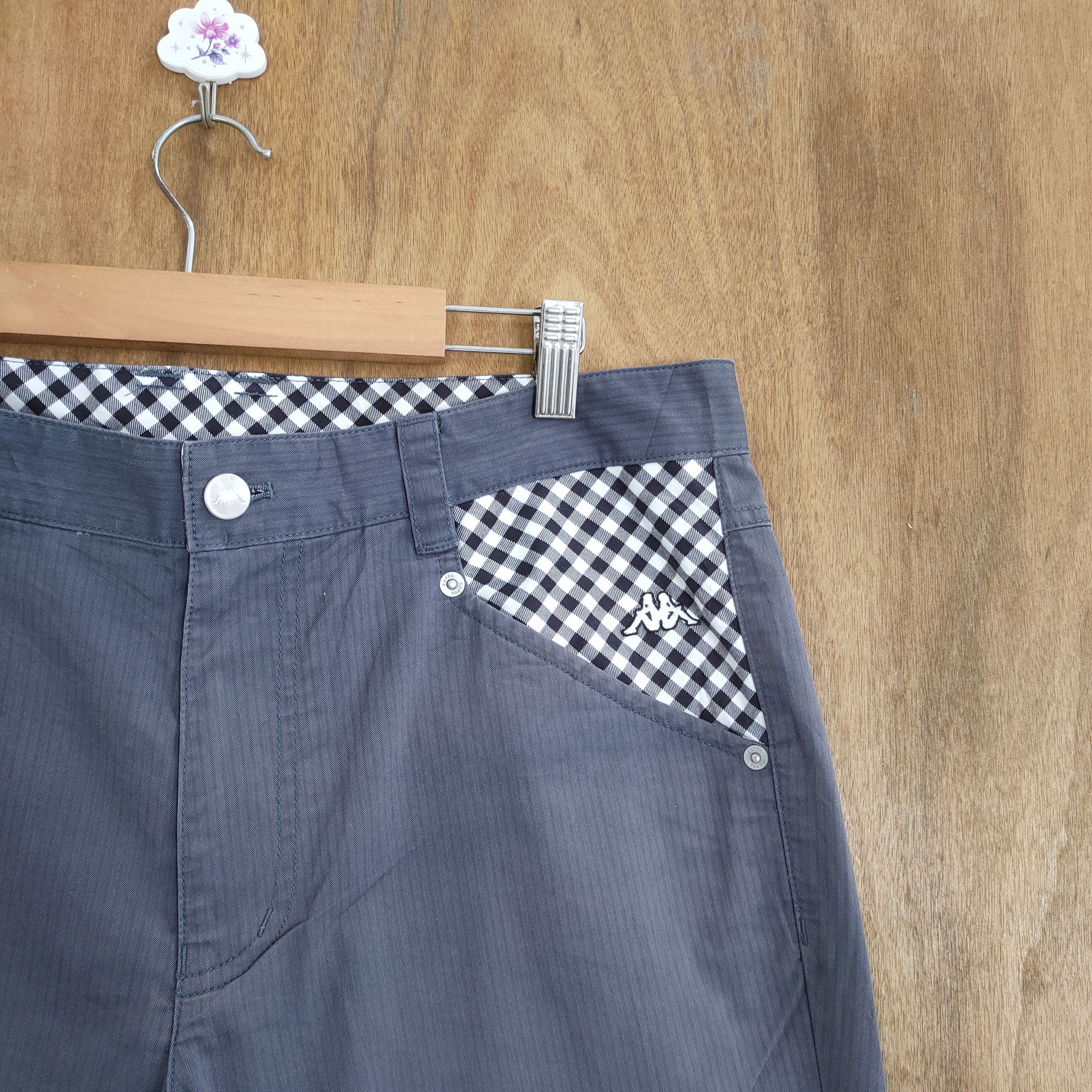 Kappa KAPPA GREY TROUSER CHINO PANTS Size US 34 / EU 50 - 6 Thumbnail