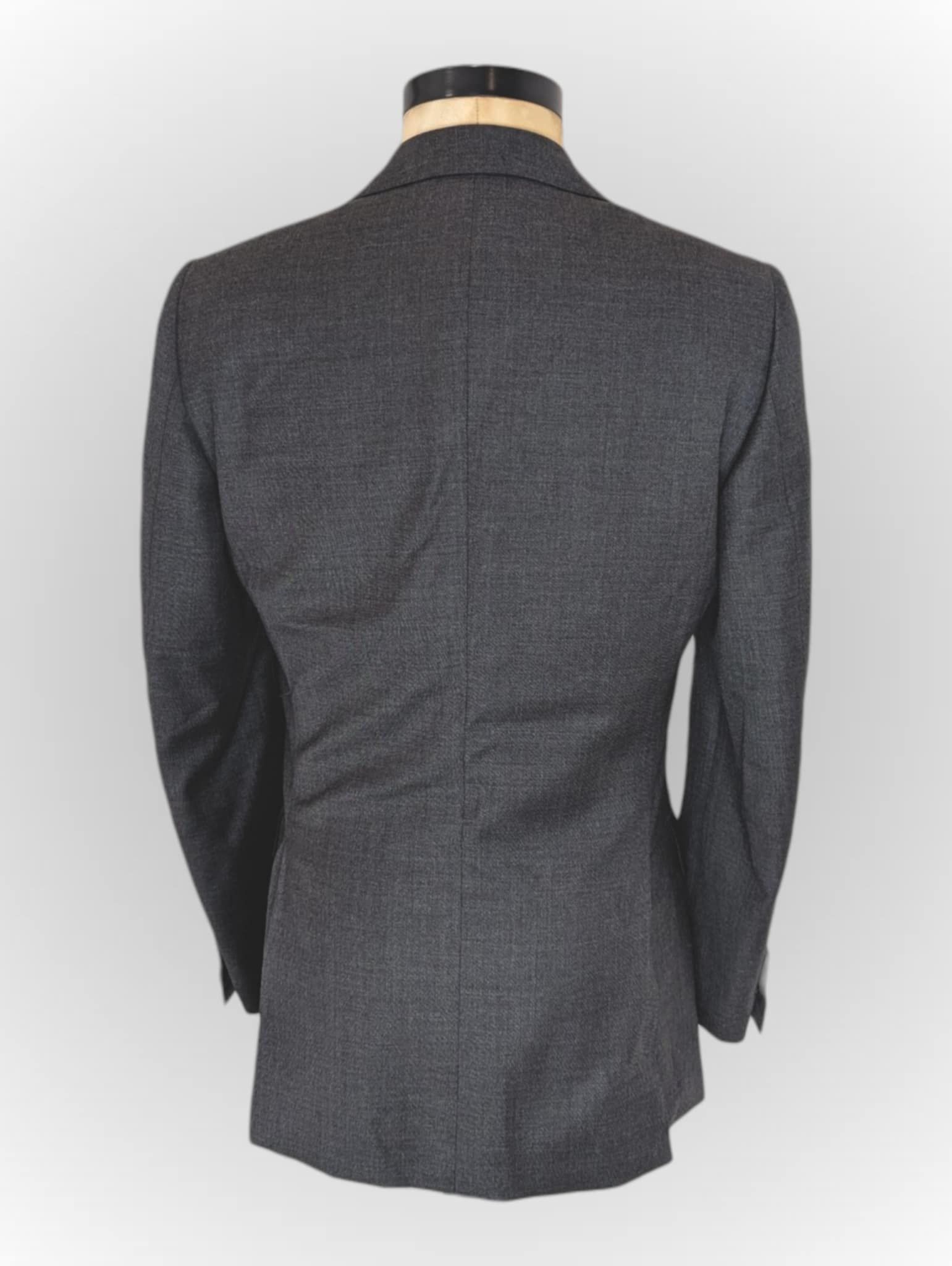Suitsupply Suitsupply Lazio Brescia 94 Grey Suit canali corneliani pini Size 50L - 3 Thumbnail