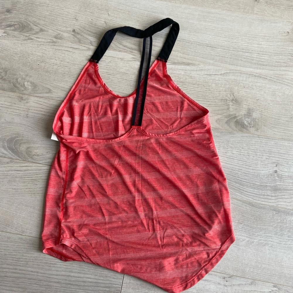 Nike Stylish Nike Women's Workout Tank Top - Coral/Black Size XS / US 0-2 / IT 36-38 - 4 Thumbnail