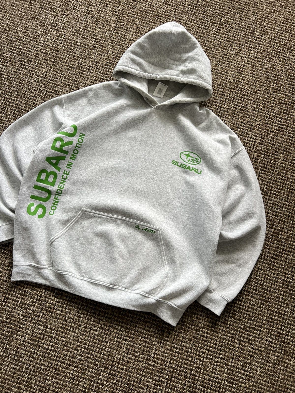 Vintage Vintage Subaru Racing Men's Oversized Rare Gray Hoodie XL Size US XL / EU 56 / 4 - 4 Thumbnail