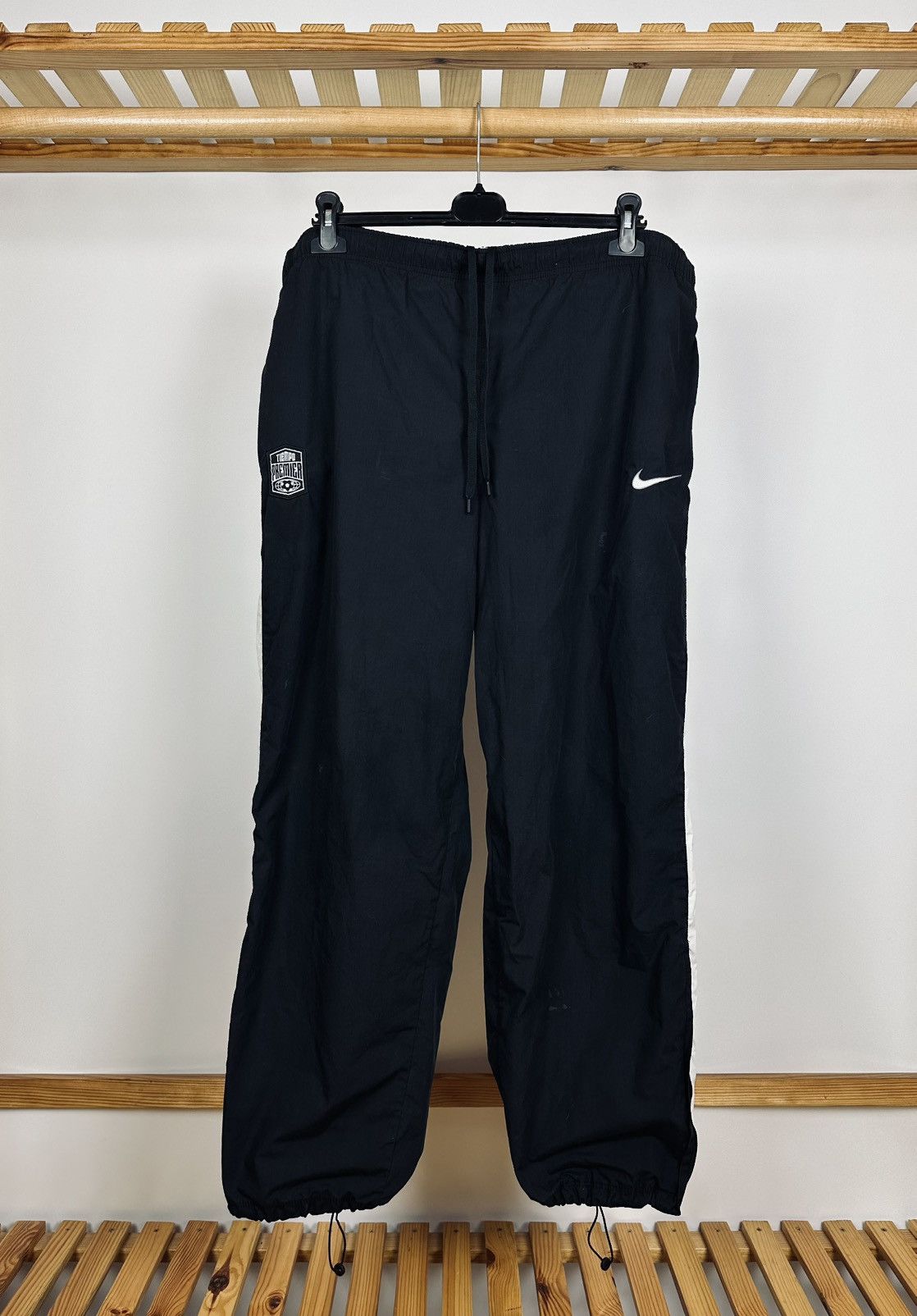 Nike × Vintage Vintage Nike Nylon Sweatpants Joggers Premier Tiempo Size US 38 / EU 54 - 1 Thumbnail