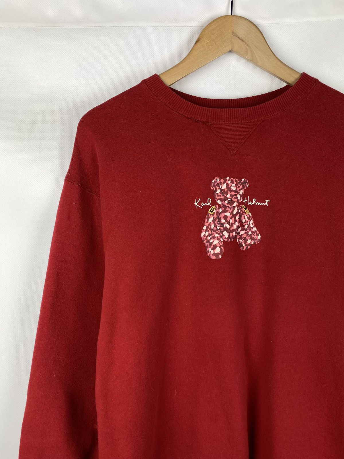 Japanese Brand × Karl Helmut Karl Helmut Pink House Bear Logo men’s sweatshirt Japan Size US M / EU 48-50 / 2 - 4 Thumbnail