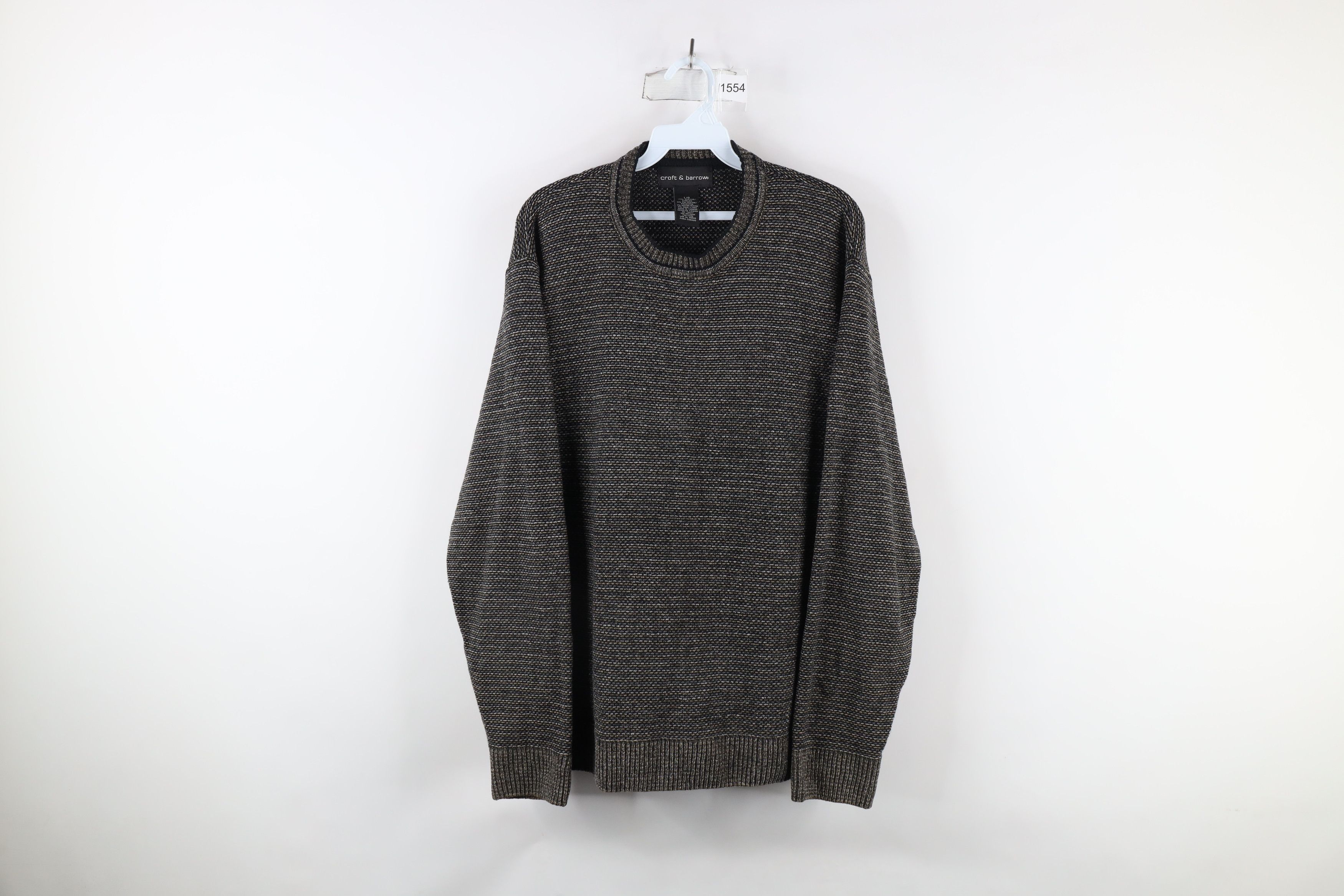 Vintage Vintage 90s Coogi Style Ed Bassmaster Blend Knit Sweater Size US L / EU 52-54 / 3 - 1 Thumbnail