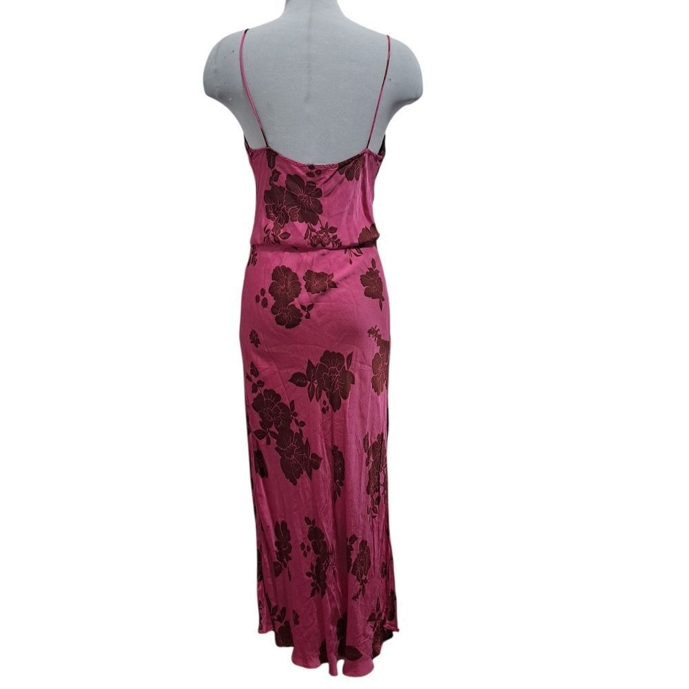 Zara Zara Floral Print Cowl Neck Feminine Glam Sleeveless Maxi Dr Size M / US 6-8 / IT 42-44 - 3 Thumbnail