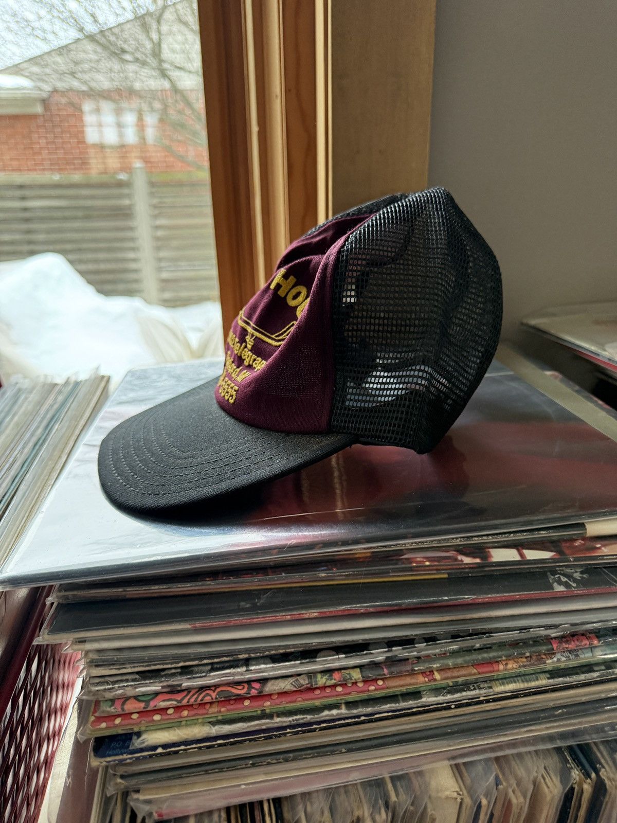 Vintage Vintage 80s Hitch House Snapback Mesh Trucker Hat Size ONE SIZE - 3 Thumbnail