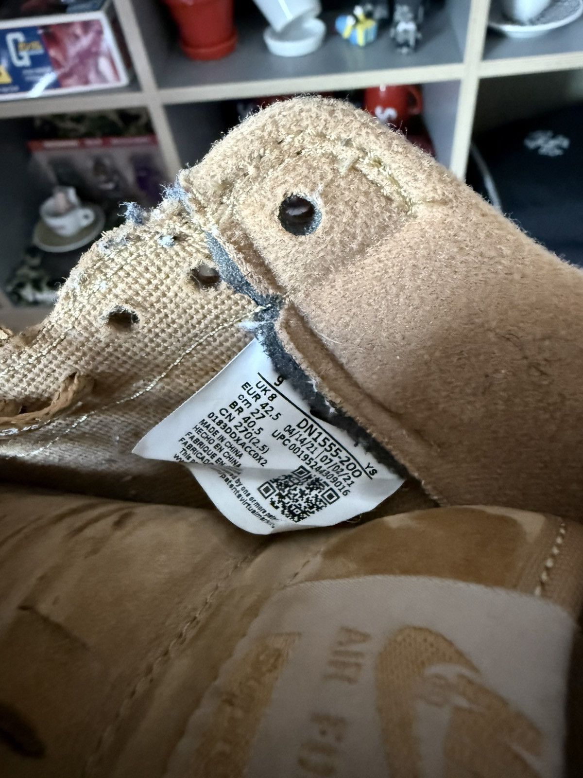 Nike × Supreme Supreme Nike AF1 Wheat Sneakers Size US 9 / EU 42 - 8 Thumbnail