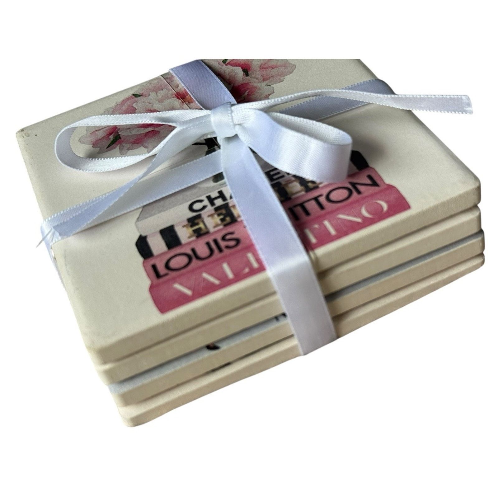 Other Amanda Greenwood Couture Ceramic Coasters Luxury Glam Set Size ONE SIZE - 2 Thumbnail