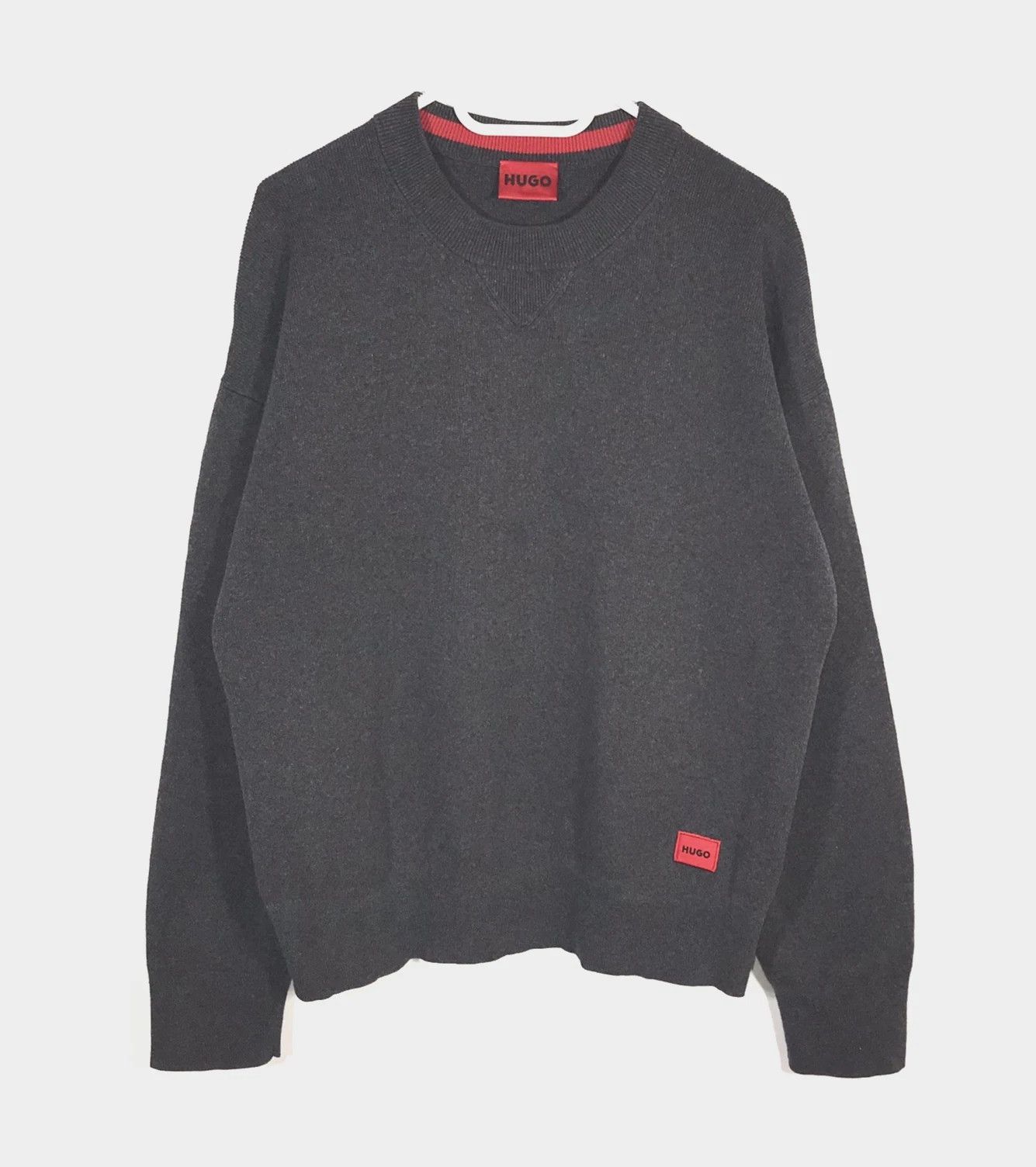 Hugo Boss Hugo Boss Mens Crewneck Sweater Size S Gray Size US S / EU 44-46 / 1 - 3 Thumbnail