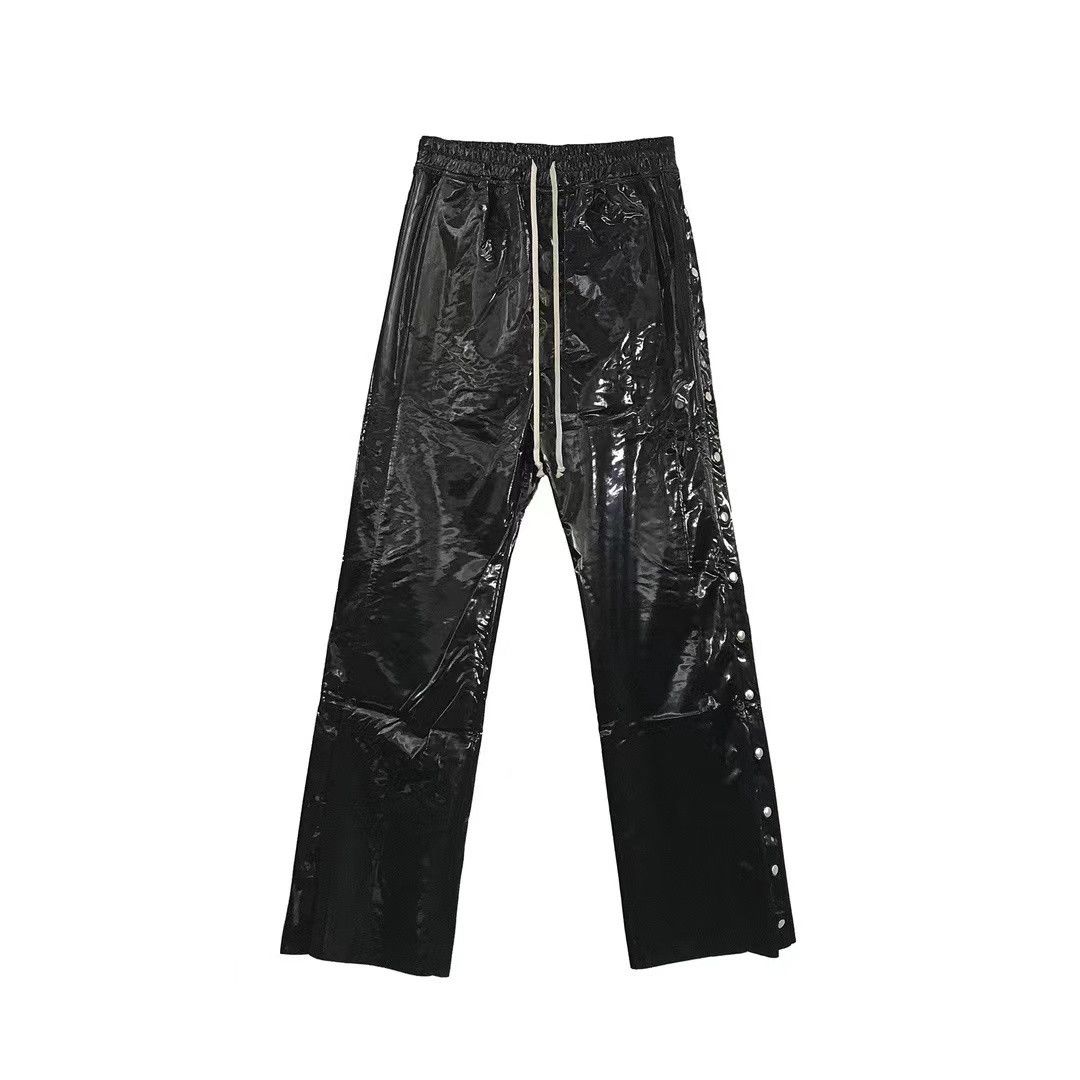 image of Rick Owens Drkshdw Black Pusher Lounge Pants, Men's (Size 33)