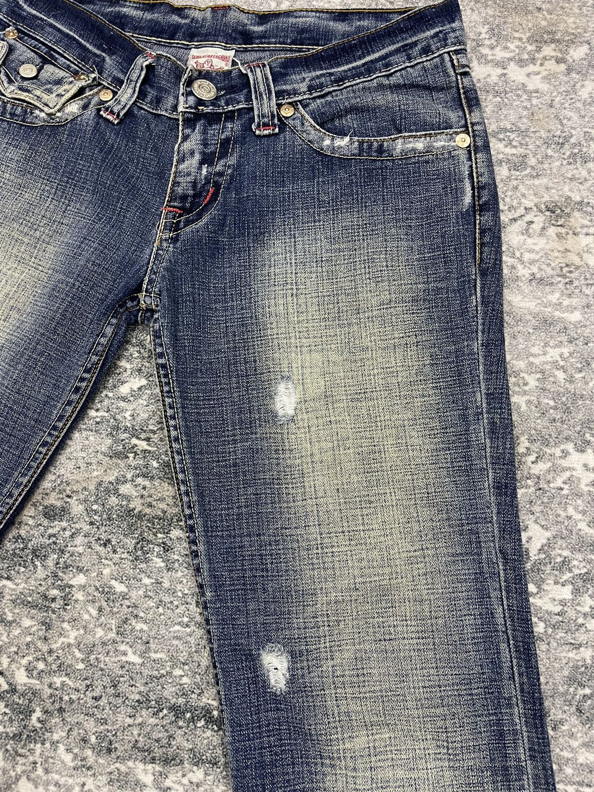 True Religion True Religion Big Rig "Stone & Tint" Bootcut Jeans Size 30" / US 8 / IT 44 - 3 Thumbnail