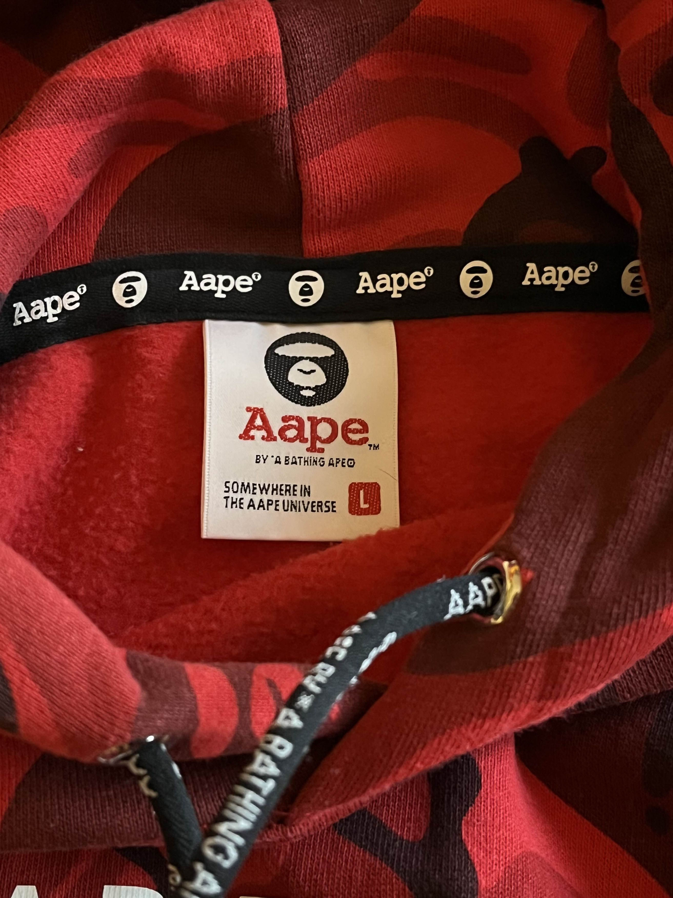 AAPE Red Camo Sweatshirt