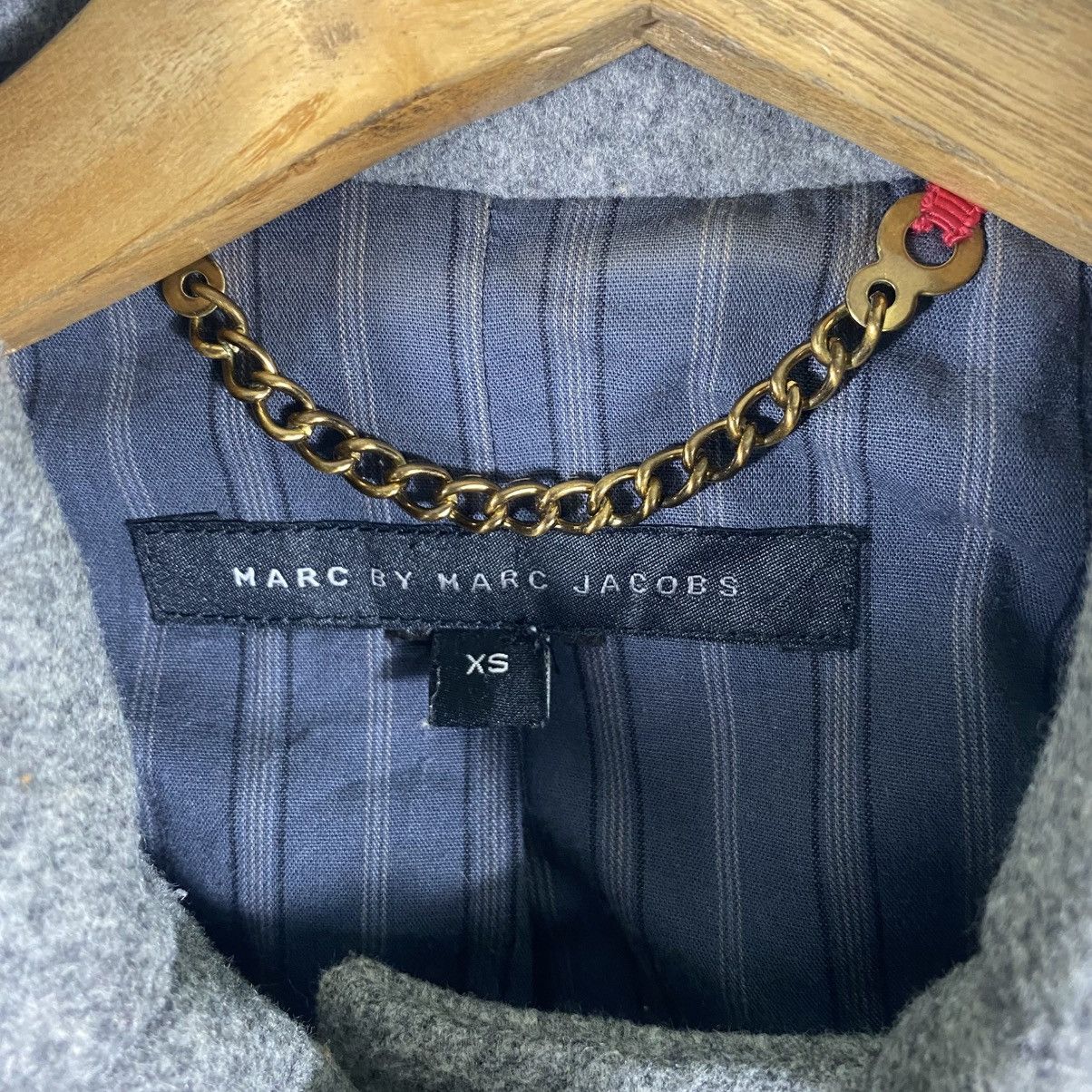 Marc Jacobs Marc By Marc Jacobs Wool Blend Coat XS Size Grey Colour Size XS / US 0-2 / IT 36-38 - 7 Thumbnail