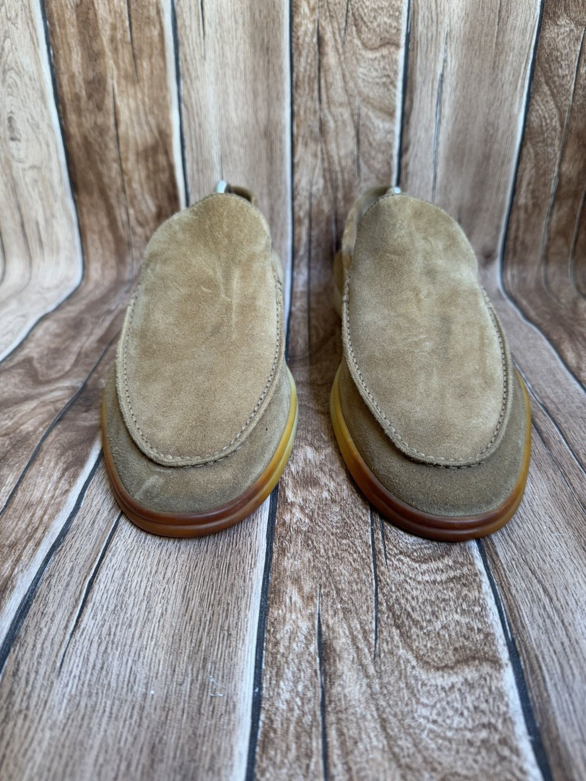 Loro Piana Summer walk suede loafers Size US 9.5 / EU 42-43 - 6 Thumbnail