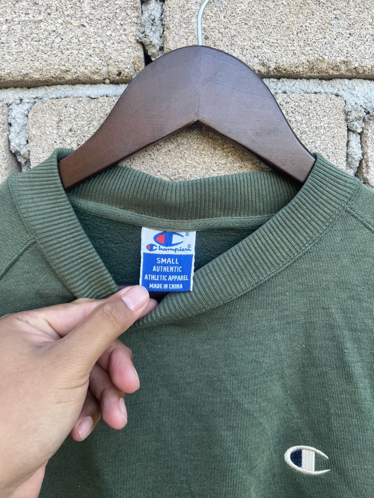 Champion Vintage Champion Sweatshirt Crewneck Colour Green Size US S / EU 44-46 / 1 - 5 Thumbnail