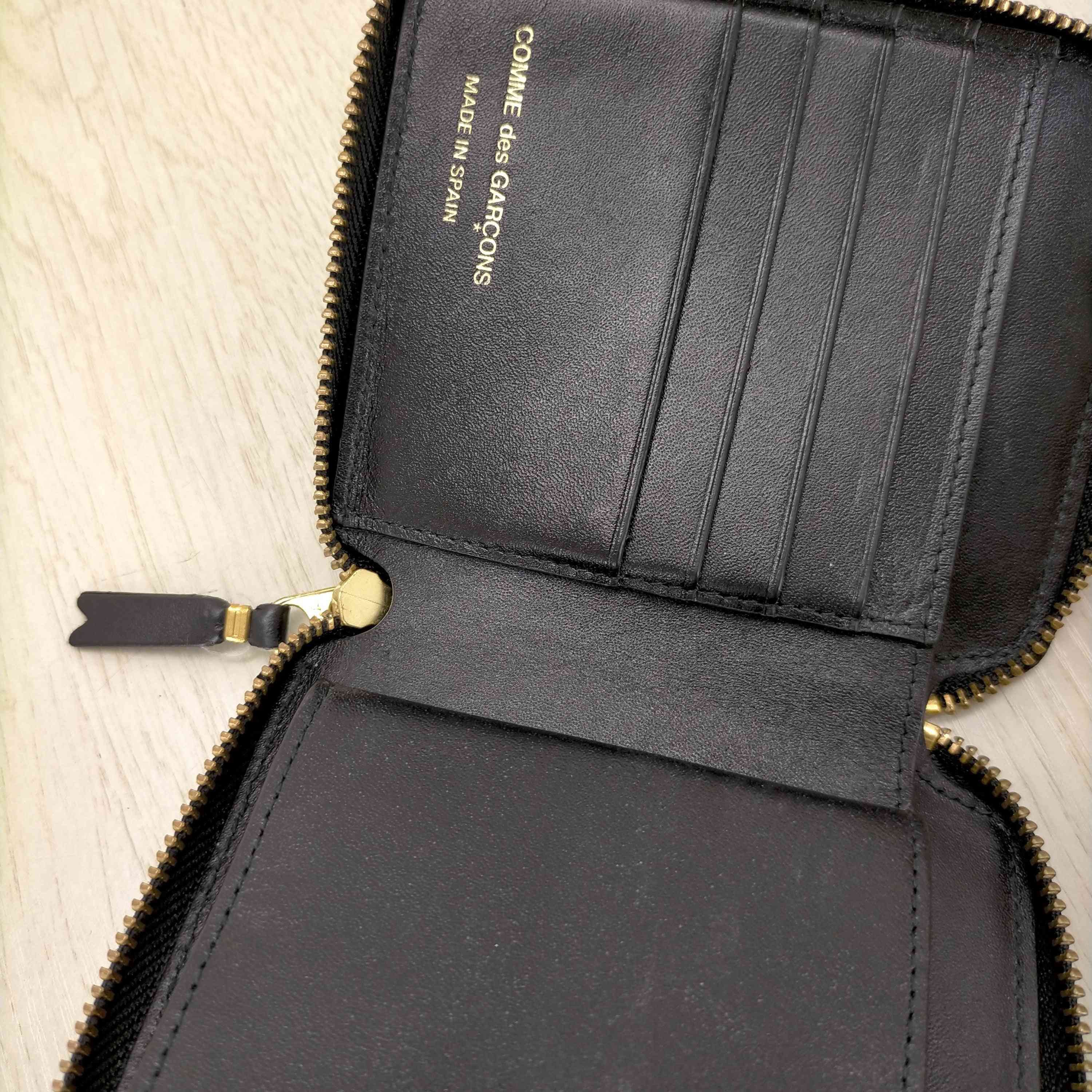 Comme des Garcons Wallet Plain Zip Black Size ONE SIZE - 5 Thumbnail