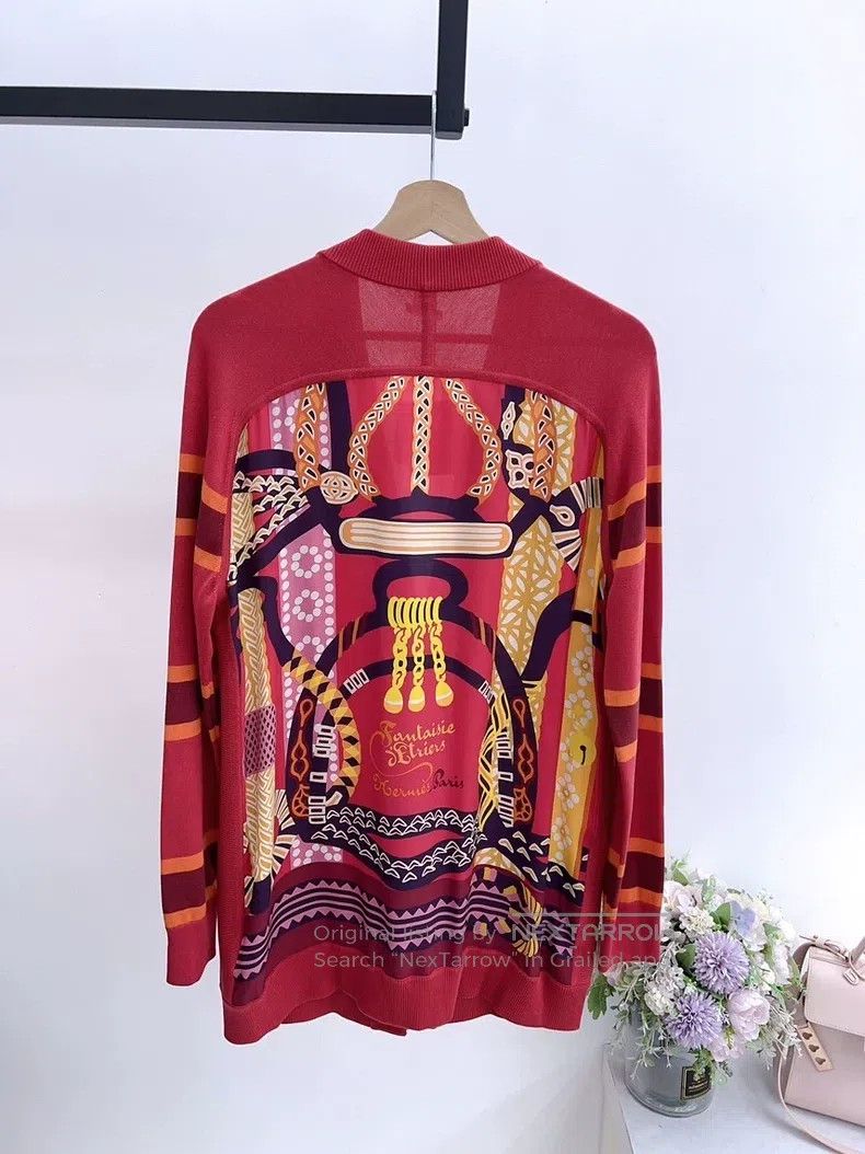 Hermes Hermes Long cardigan Size XS / US 0-2 / IT 36-38 - 2 Thumbnail