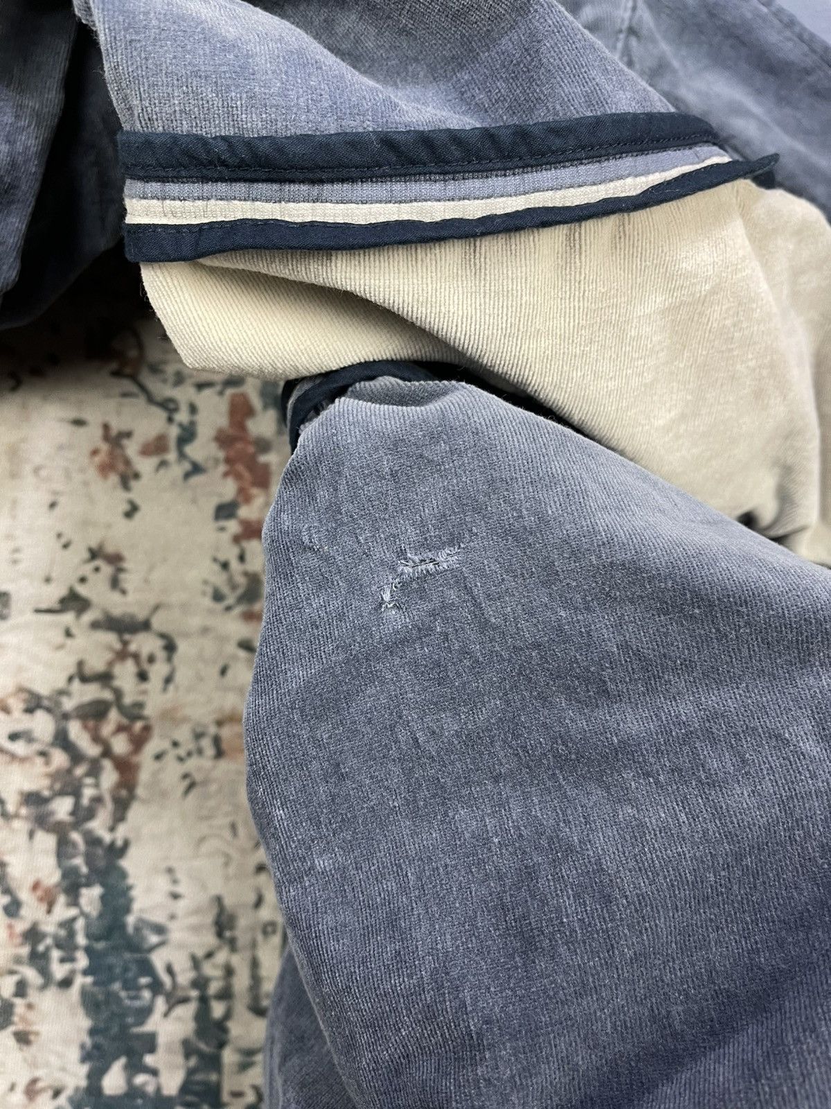 N.Hollywood Corduroy Swing Top Striped Jacket