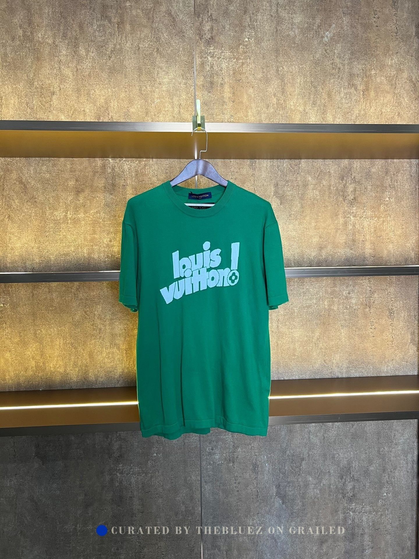 Louis Vuitton Louis Vuitton Green Knit Short Sleeve Size US XXL / EU 58 / 5 - 1 Thumbnail