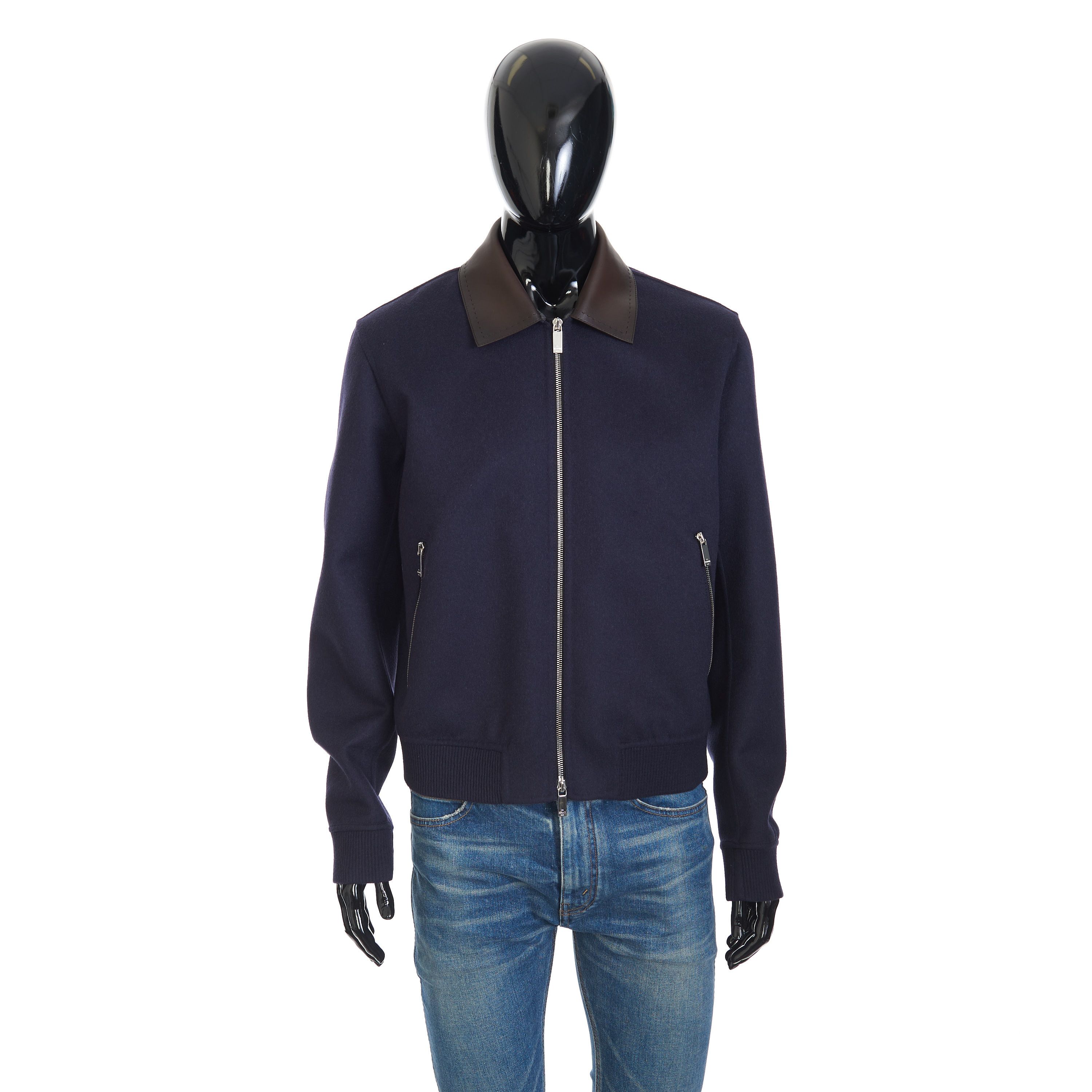 Berluti Double Face Blouson Jacket With Patinated Leather Collar Size US M / EU 48-50 / 2 - 1 Thumbnail