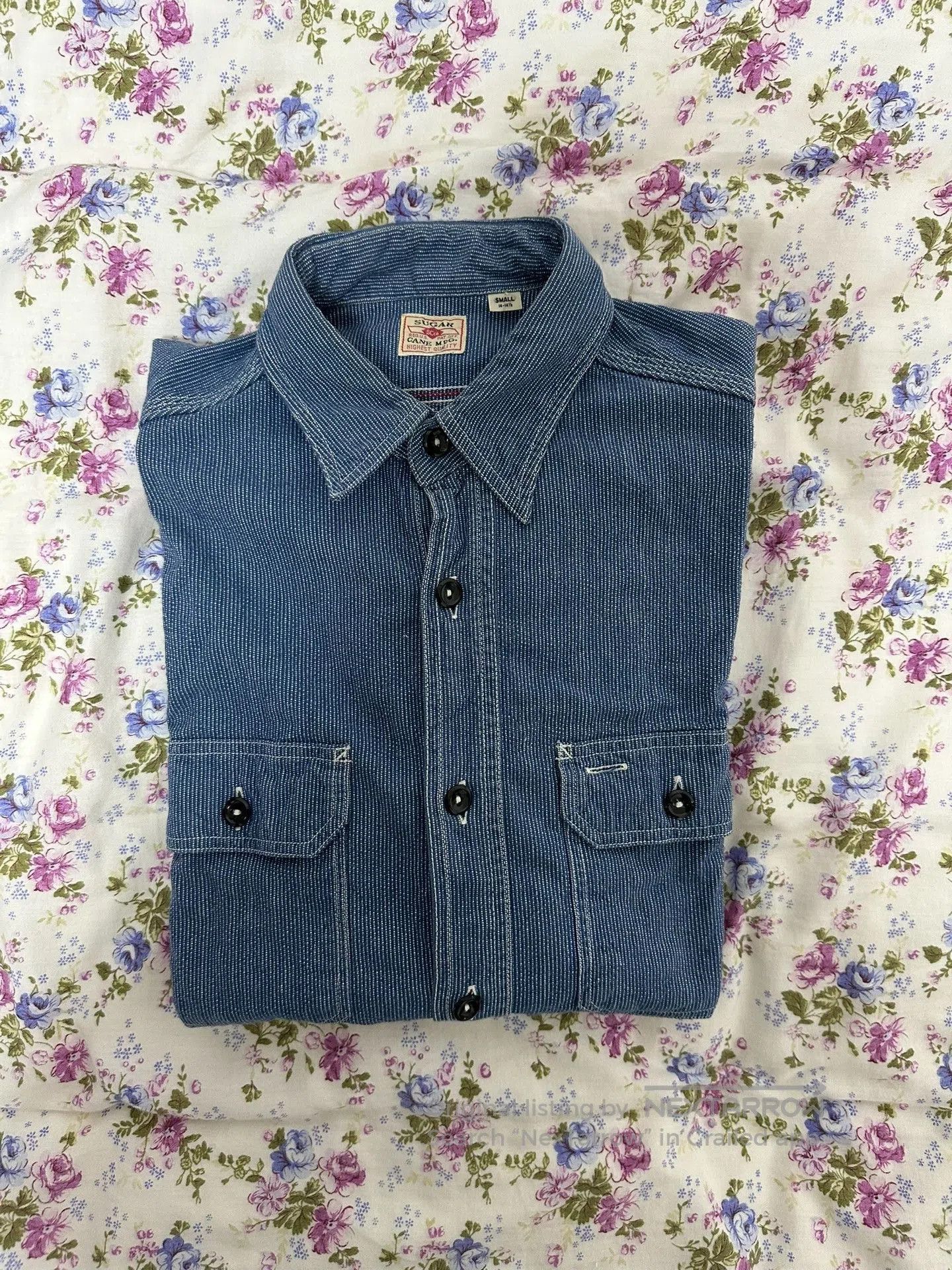 Sugar Cane Sugar Cane MFG. Pepper Salt Work Shirt. Size US S / EU 44-46 / 1 - 1 Thumbnail