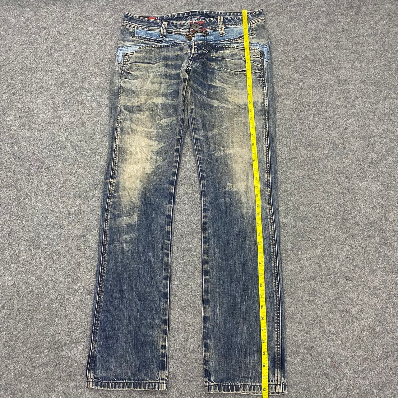 Marithe + Francois Girbaud 💥Best Offer💥 Marithe Francois Girbaud Distressed Denim Size US 35 - 3 Thumbnail