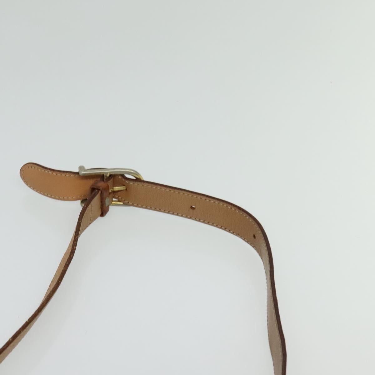 Celine CELINE Macadam Canvas Circle Shoulder Bag Pvc Leather Brown Size ONE SIZE - 8 Thumbnail