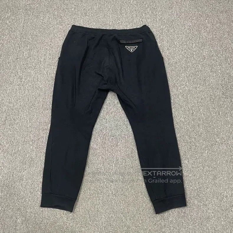 Prada Prada Black Triangle Logo Casual Pants. Size US 44 / EU 60 - 2 Thumbnail