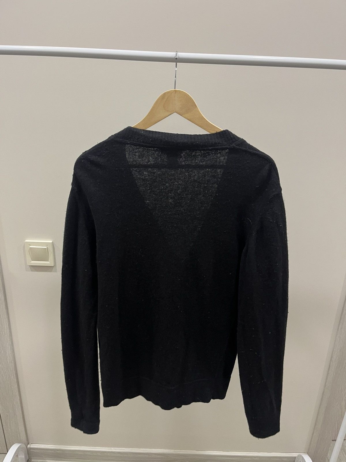 Diesel Vintage Diesel Knitted cardigan size M/L black sweater Size US L / EU 52-54 / 3 - 3 Thumbnail