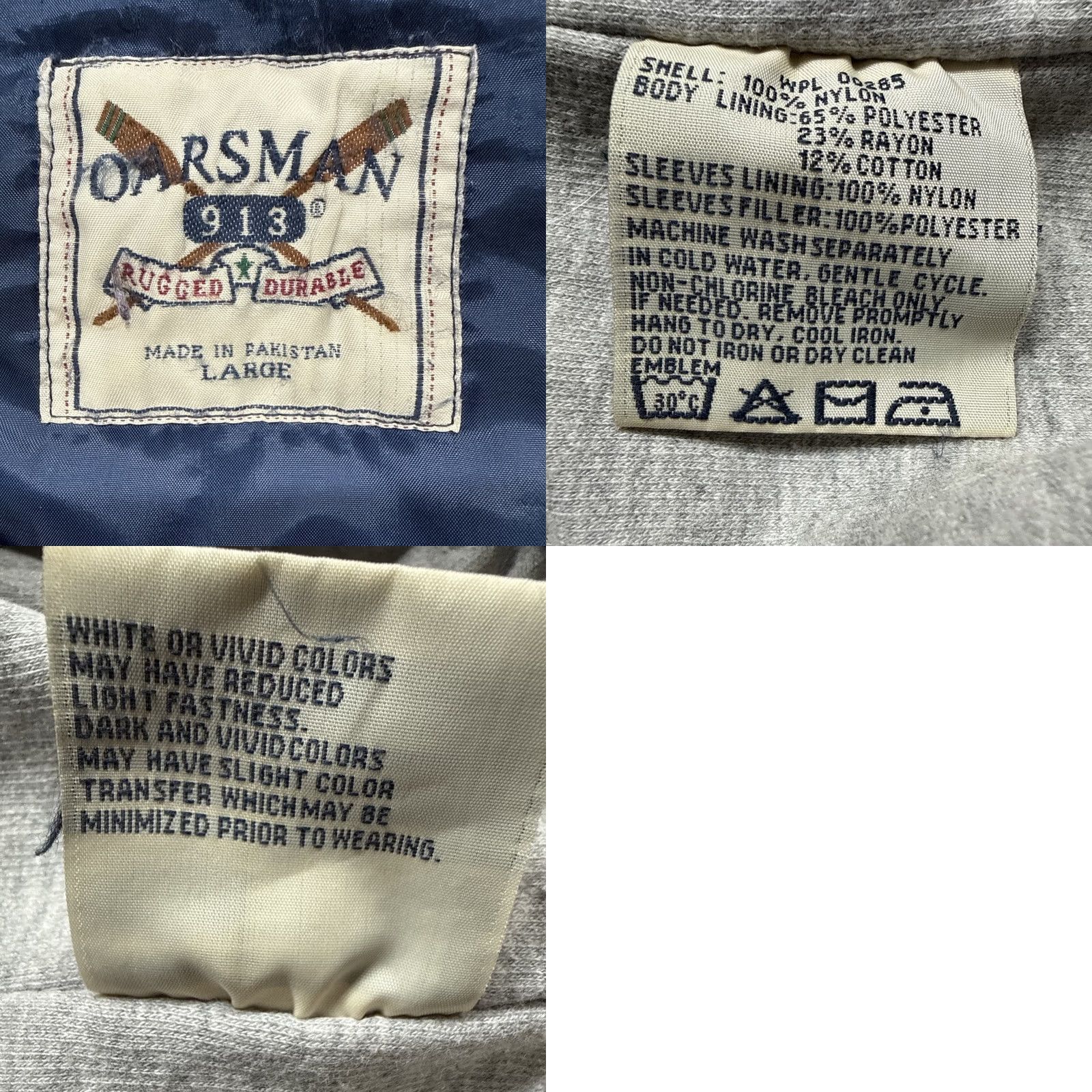 Vintage VINTAGE Oarsman 913 Jacket USCGC Mackinaw Coast Guard Large Navy Lined Rugged NOTE Size US L / EU 52-54 / 3 - 8 Thumbnail