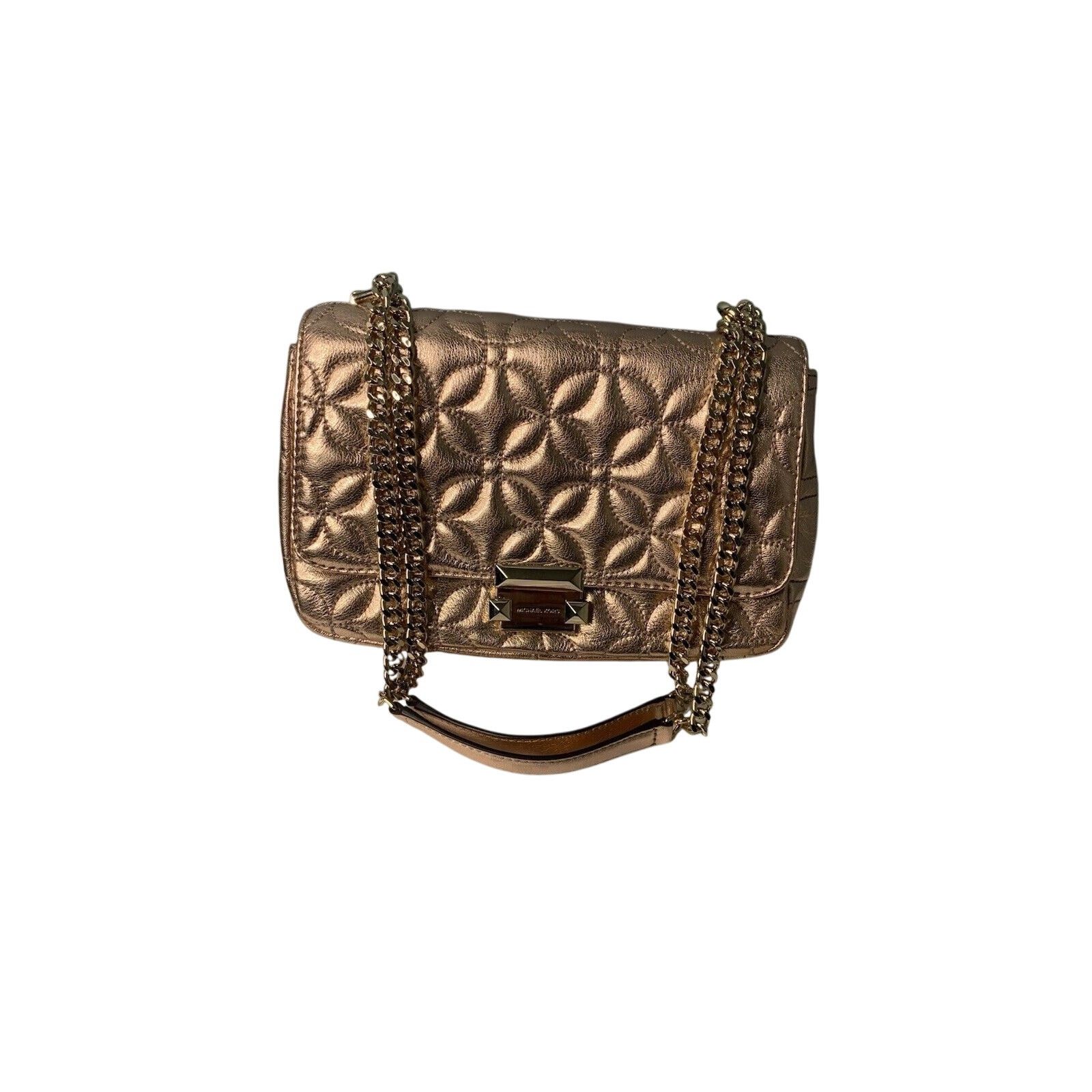 Michael Kors Michael Kors Sloan Gold Chain Quilted Leather Shoulder Bag Size ONE SIZE - 17 Thumbnail