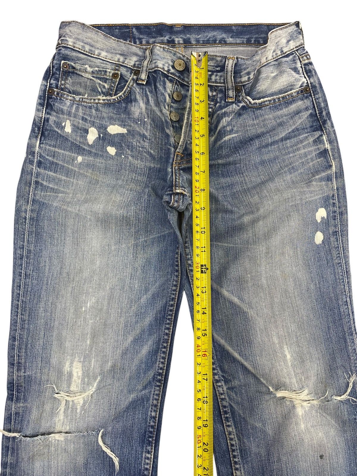Levi's Vintage Levi’s 501 Faded Wash Style Ripped Jeans Size US 28 / EU 44 - 6 Thumbnail