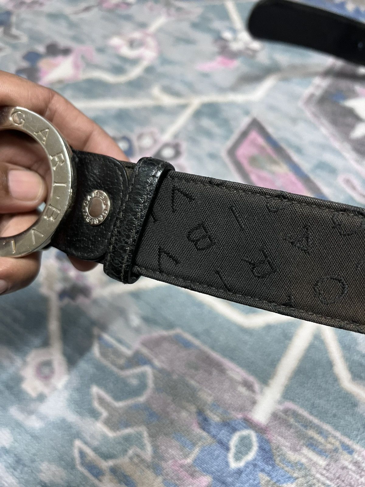 Bvlgari BVLGARI MADE ITALI LEATHER BELT Size 32 - 8 Thumbnail
