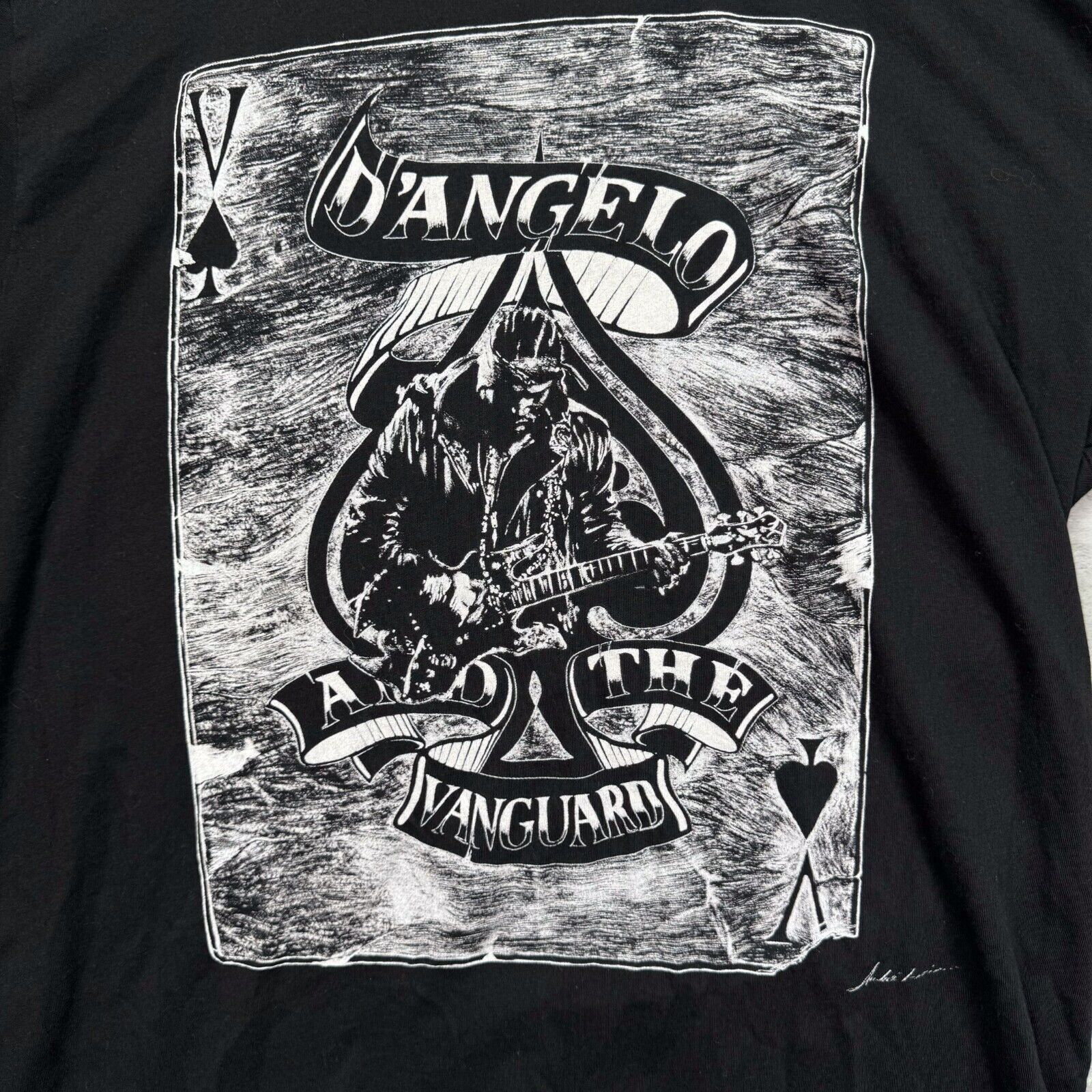 Other D'Angelo and the Vanguard Shirt Black Messiah Rare Ace Card Size US L / EU 52-54 / 3 - 3 Thumbnail