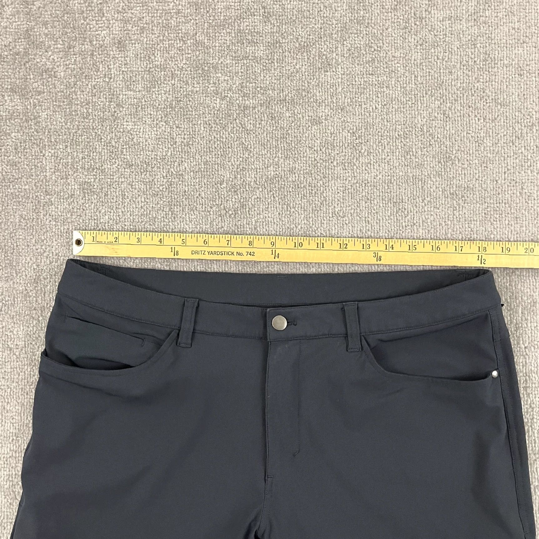 Lululemon Lululemon Pants 36 x 28 Classic Fit Gray Performance Golf Chino Travel Mens Size US 36 / EU 52 - 5 Thumbnail