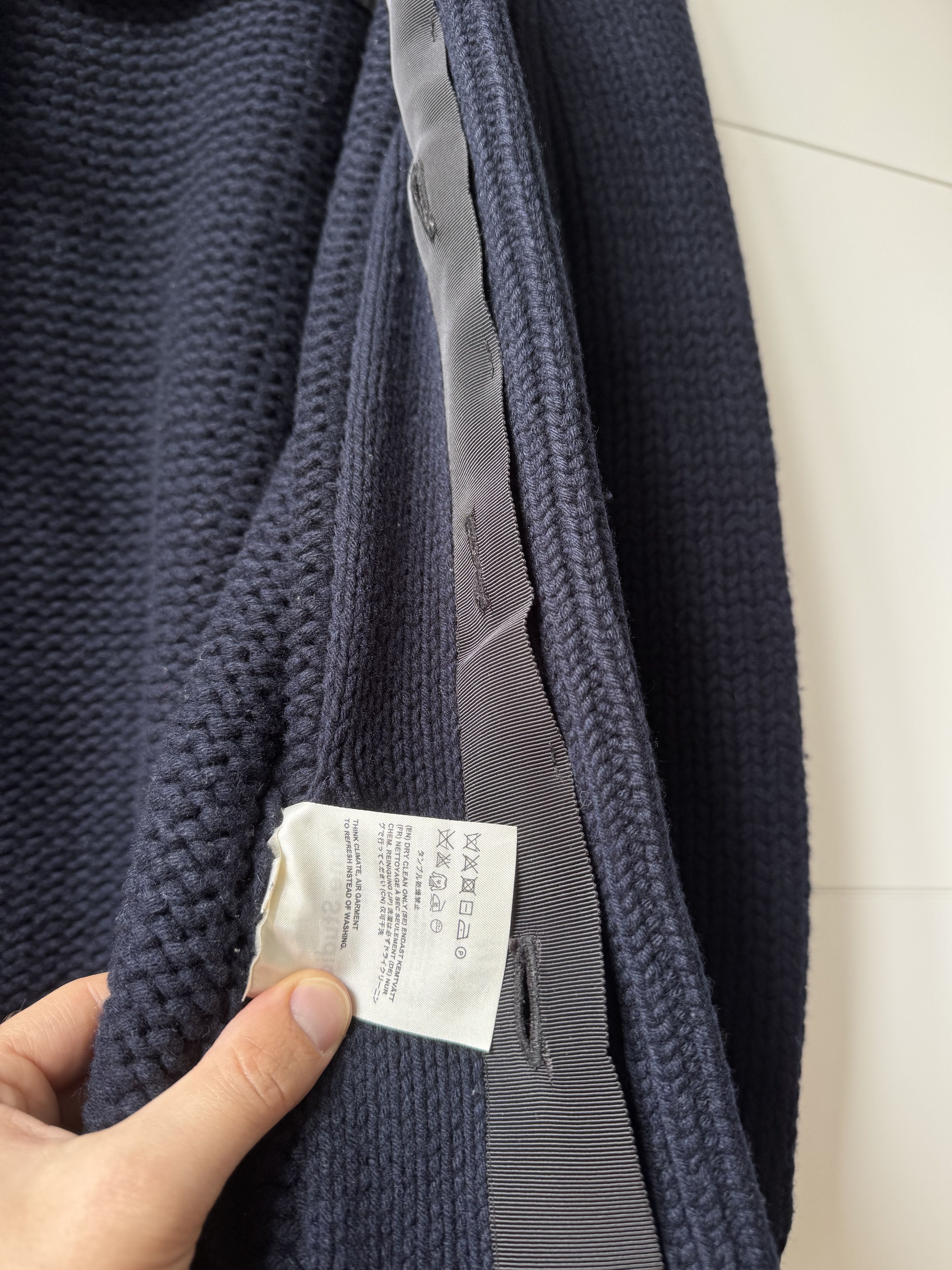 Acne Studios [S] Byron SH Wool Trench in Navy (AW14) Size US S / EU 44-46 / 1 - 8 Thumbnail