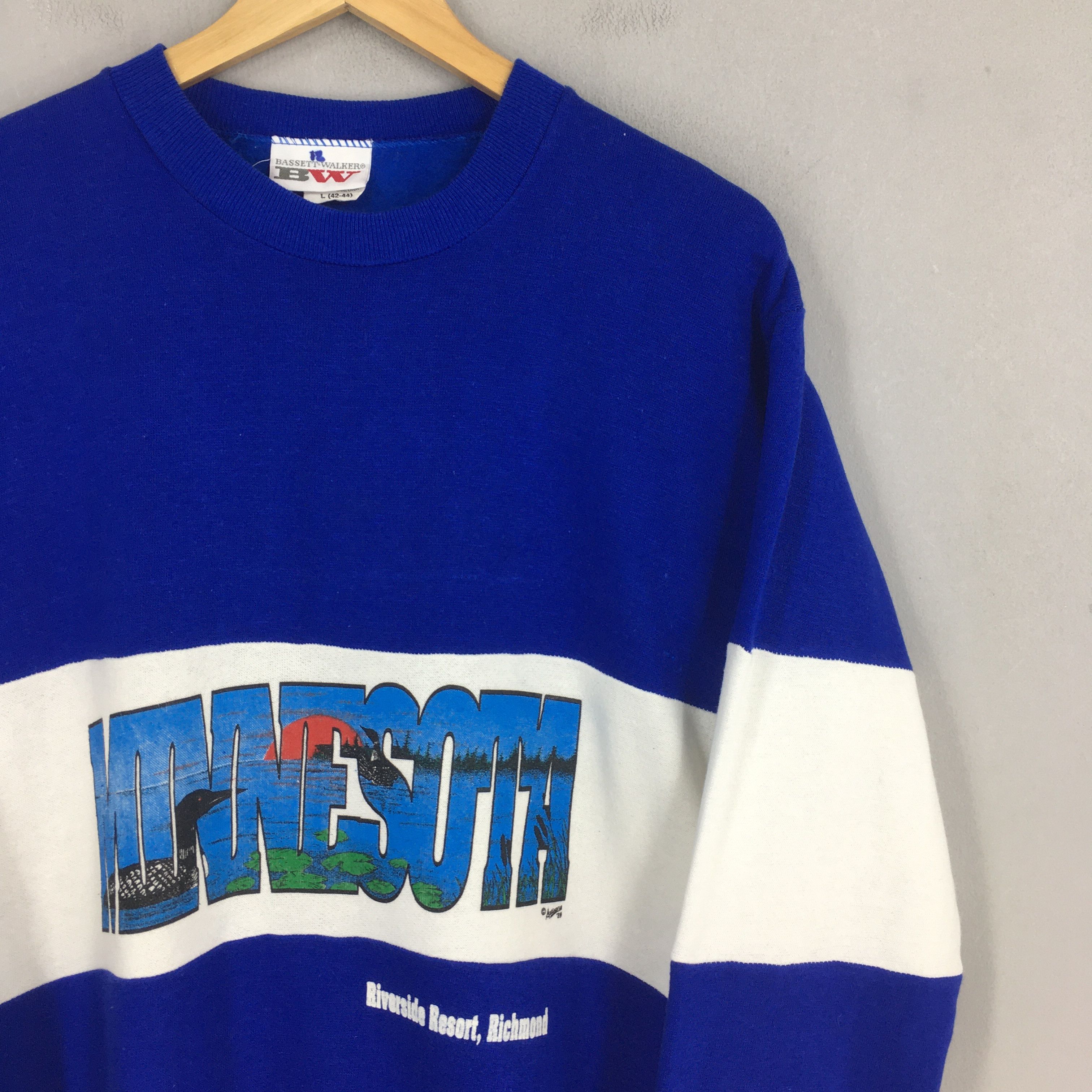 Vintage Vintage Minnesota Riverside Resort Sweatshirt Large Size US L / EU 52-54 / 3 - 2 Thumbnail