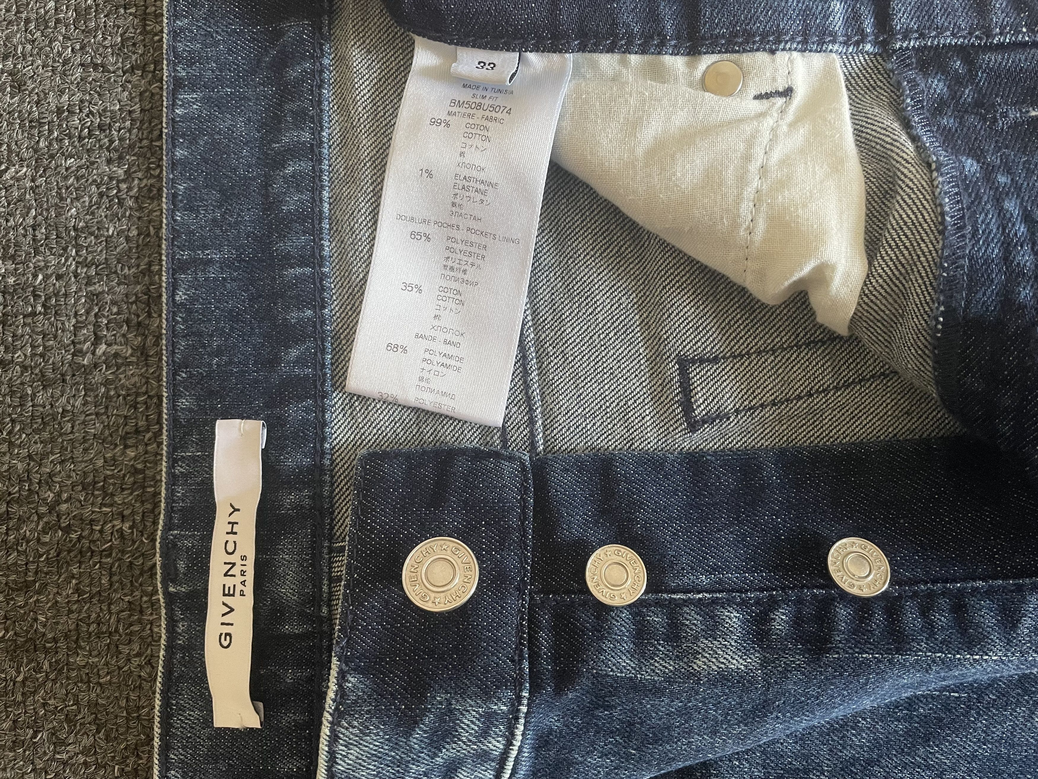 Givenchy Givenchy stretch jeans size 33 Size US 33 - 7 Thumbnail