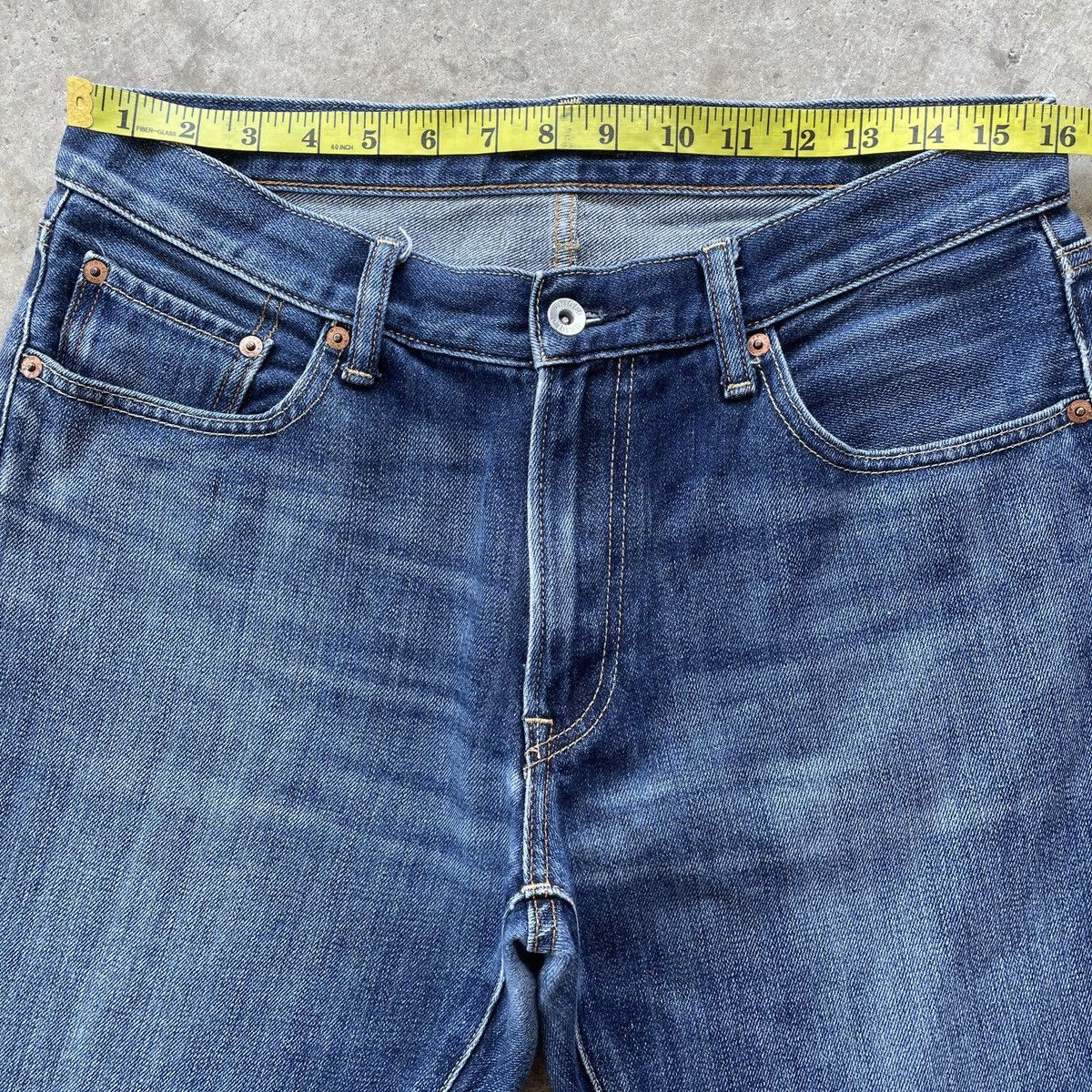 Japanese Brand × Jean W32x28.5💥 Vintage Japanese Brand Faded Denim Jeans Pants Size US 32 / EU 48 - 5 Thumbnail