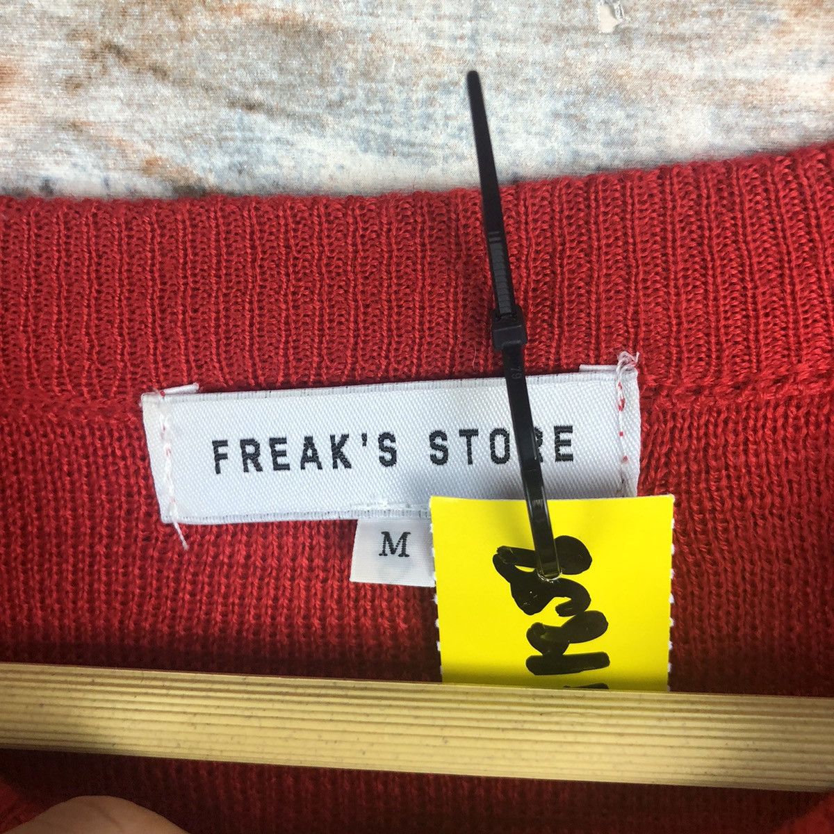 Homespun Knitwear × Japanese Brand Freaks Store Red palin Knitwear #A1858 Size M / US 6-8 / IT 42-44 - 9 Thumbnail
