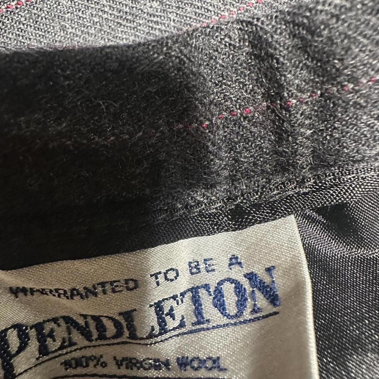 Pendleton Grey Pendleton pinstripe wool trousers #preppy #wooltrousers Size 32" / US 10 / IT 46 - 4 Thumbnail