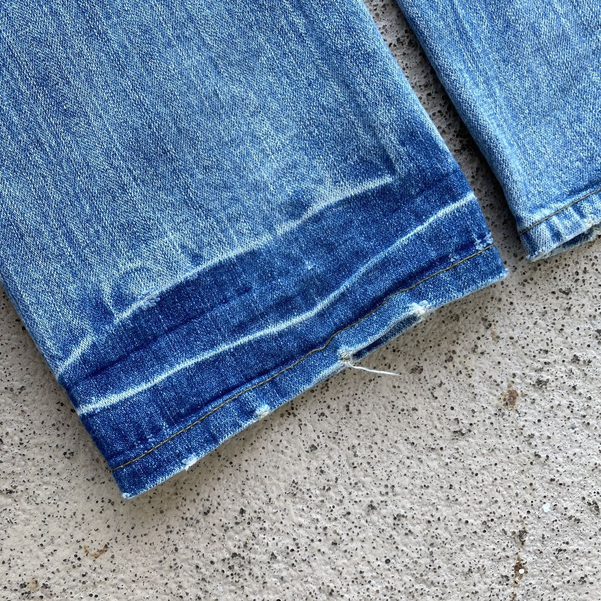 Hysteric Glamour × If Six Was Nine × Japanese Brand PEACE Hippies Japan Big Logo Distressed Jeans Y2K Size US 32 / EU 48 - 11 Thumbnail
