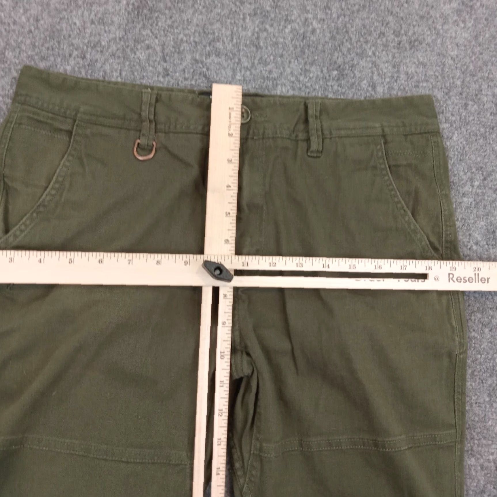 Vintage Publish Mens Pants Size 34x26 Green Joggers Zip Pocket Elastic Waist Casual Comfort Knit Polyester Slim/Regular Fit Tapered Front Flat Front Size US 34 / EU 50 - 7 Thumbnail
