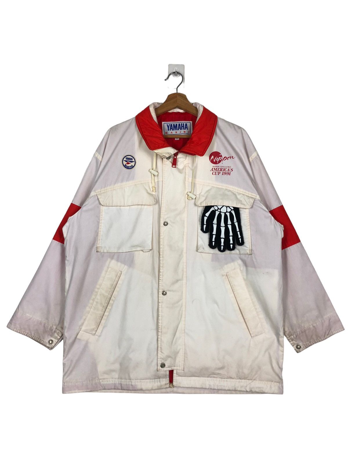 Japanese Brand 🔥1991 AMERICA’S CUP YAMAHA NIPPON CHALLENGE SURVIVAL JACKET Size US L / EU 52-54 / 3 - 1 Thumbnail