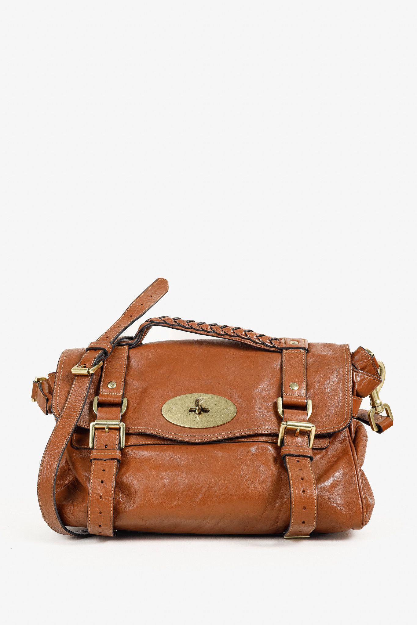 Mulberry Mulberry Alexa Oak Soft Buffalo Leather Satchel Size ONE SIZE - 1 Thumbnail
