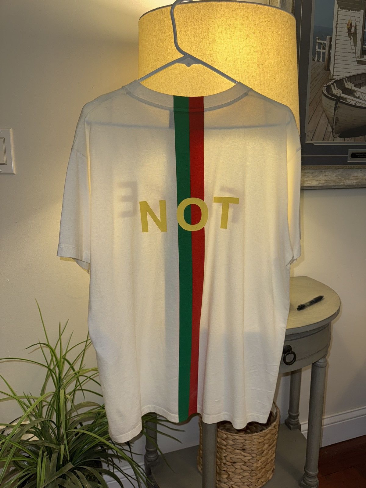 Gucci GUCCI “NOT FAKE” Shirt Size US S / EU 44-46 / 1 - 2 Thumbnail