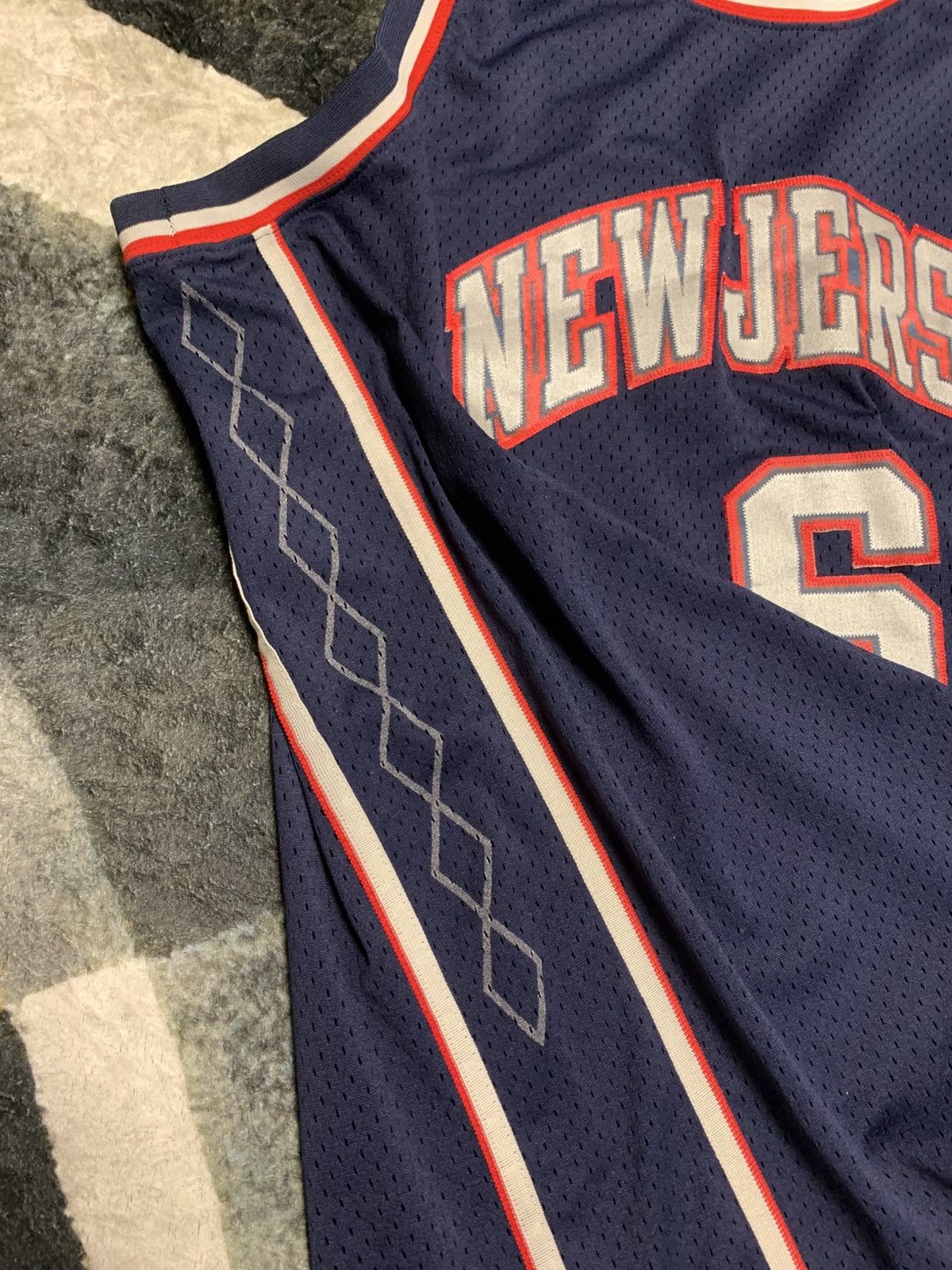 NBA New Jersey Nets Jersey NBA Nike Basketball Vintage Size ONE SIZE - 4 Thumbnail