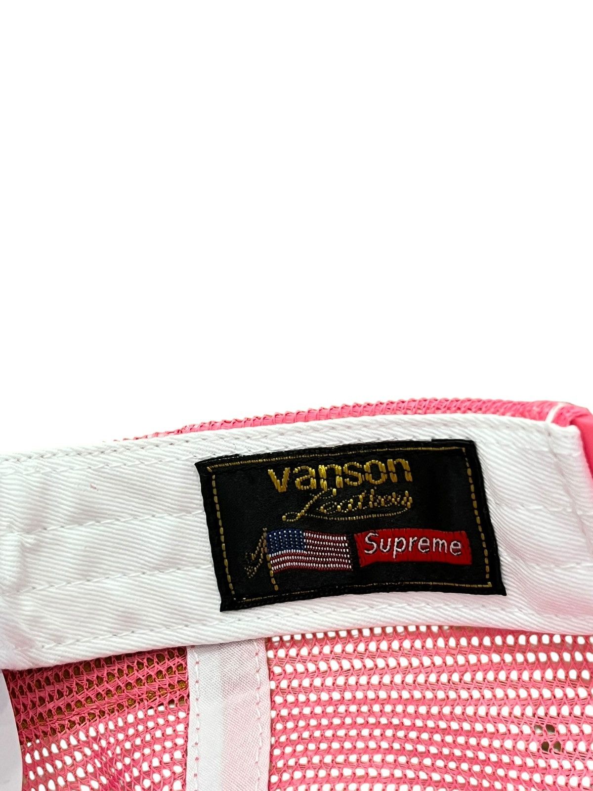 Supreme × Vanson Leathers Supreme Vanson Leathers Mesh Back 6-Panel Size ONE SIZE - 4 Thumbnail