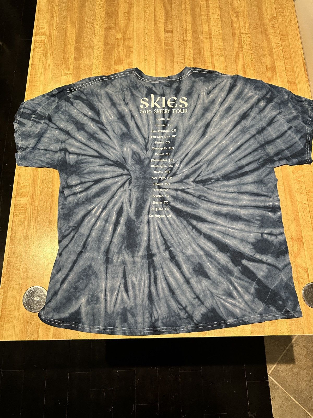 Band Tees × Designer × Rap Tees Lil Skies 2019 Shelby Tour T-Shirt XXL Size US XXL / EU 58 / 5 - 2 Thumbnail