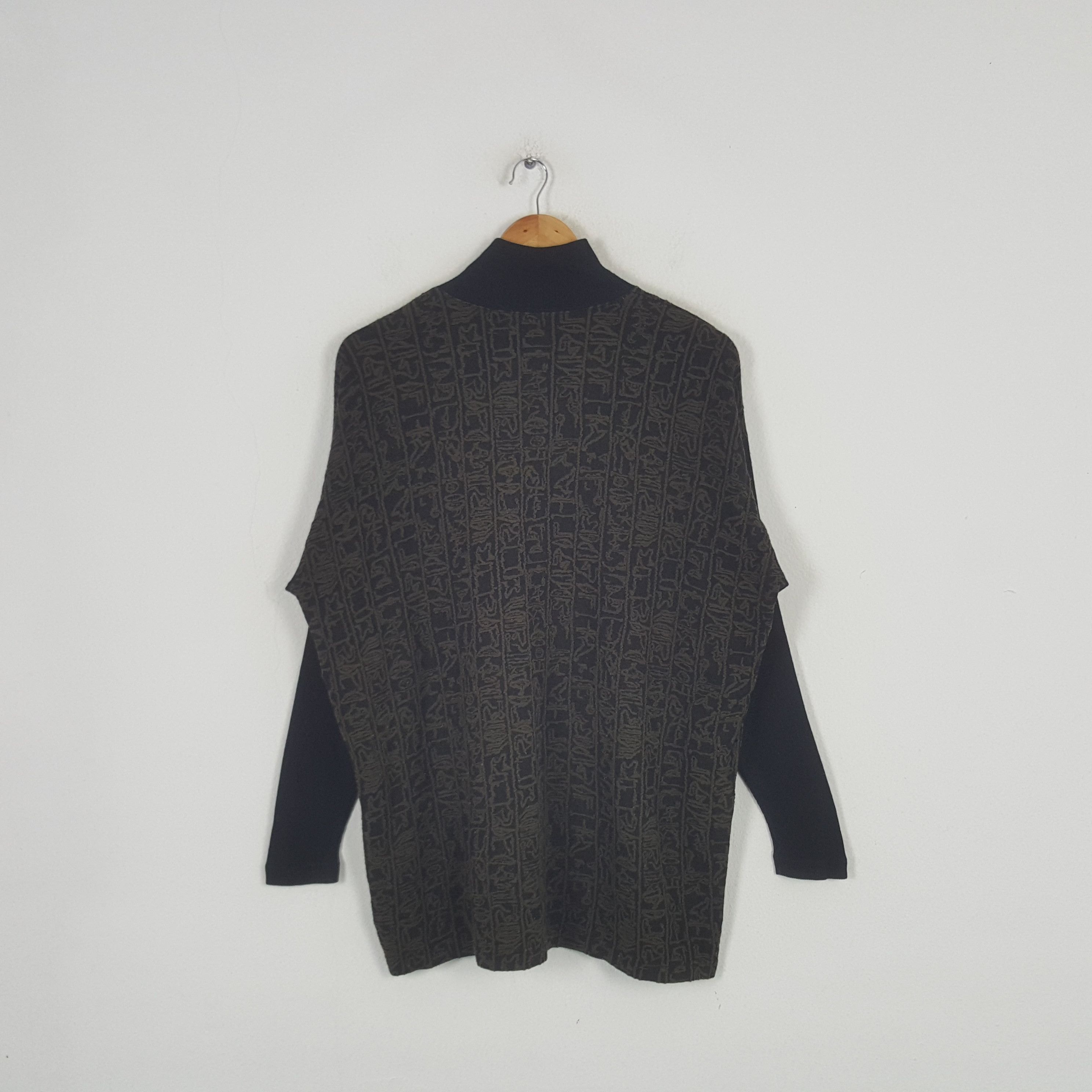Issey Miyake × Vintage Vintage Issey Miyake Japanese Designer Sweatshirt C283N9 Size US L / EU 52-54 / 3 - 3 Thumbnail